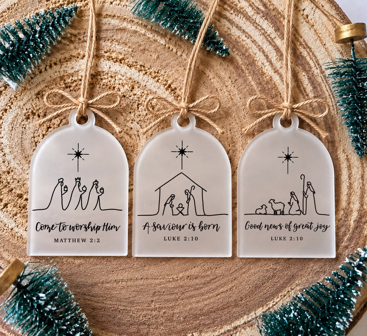 Nativity Scene Baubles