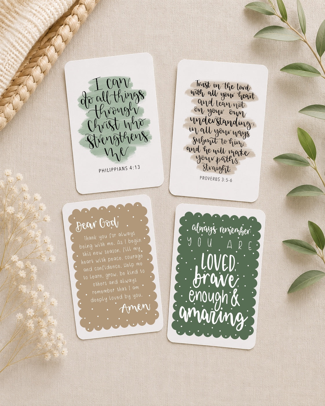 Pocket Encouragement Pack of 4 A7 Cards