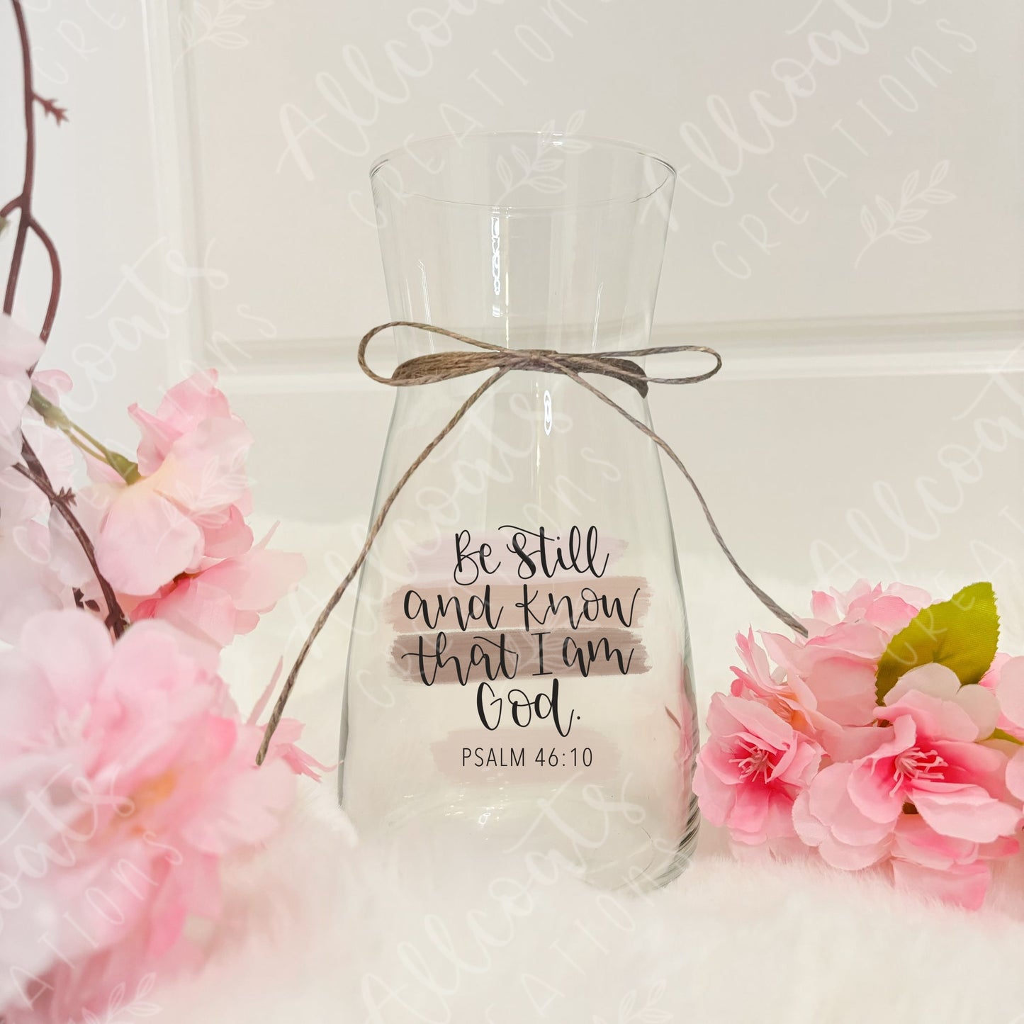 Be Still Glass Vase Plant Pot