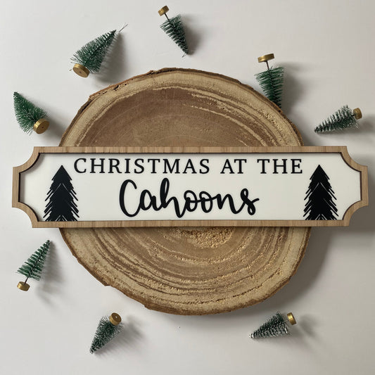 Traditional Street Sign – Personalised Christmas at the…