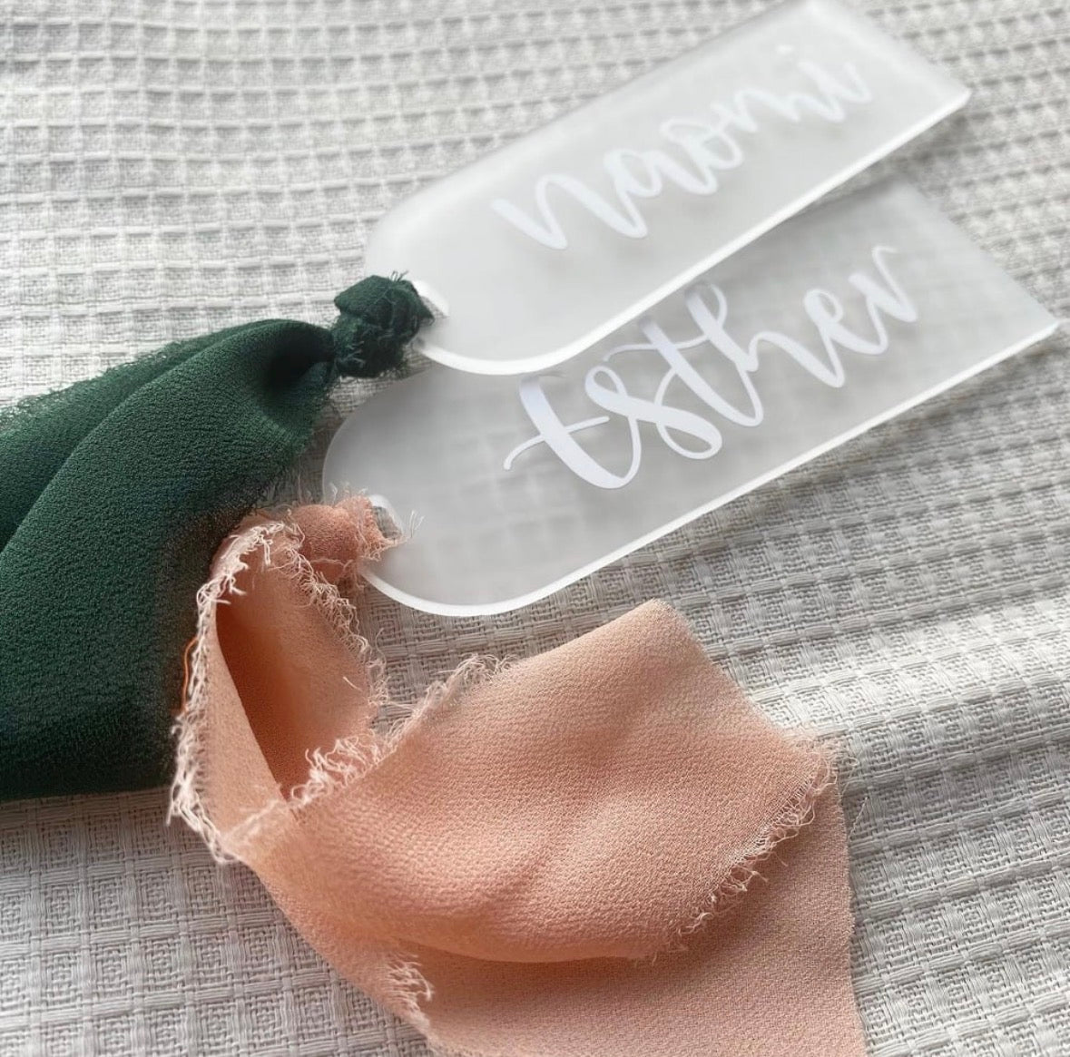 Frosted Arch Personalised Bookmark