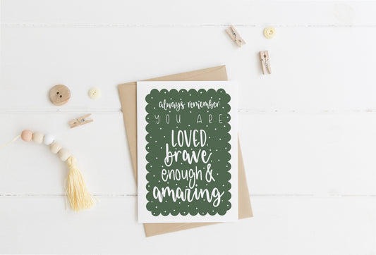 Always Remember Greeting Card
