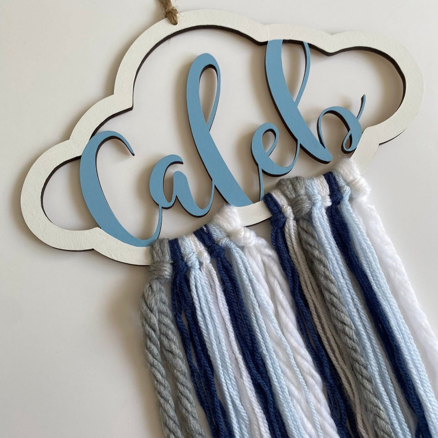 Personalised Cloud Hanging Decoration