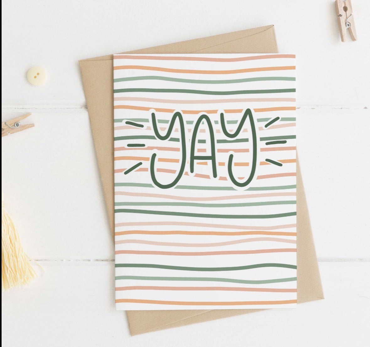 YAY A6 Greeting Card