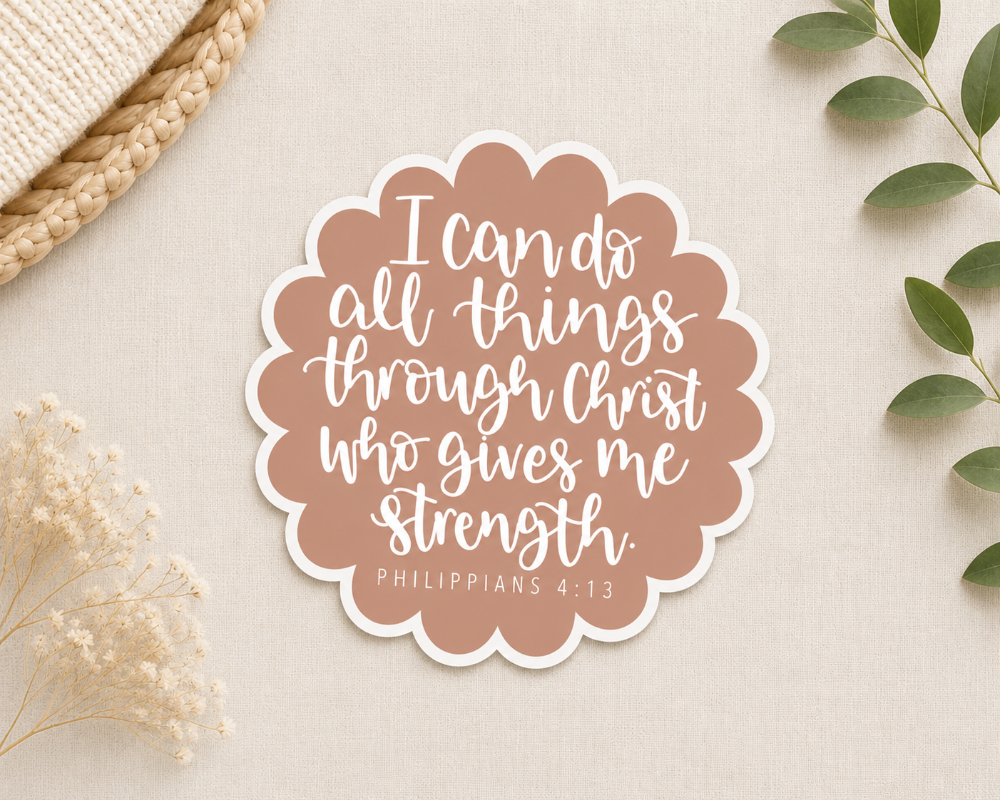 I can do all things Philippians 4:13 Sticker