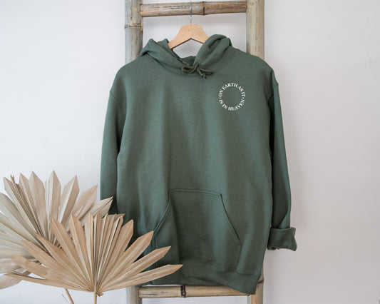 On Earth as it is in Heaven Christian Hoodie