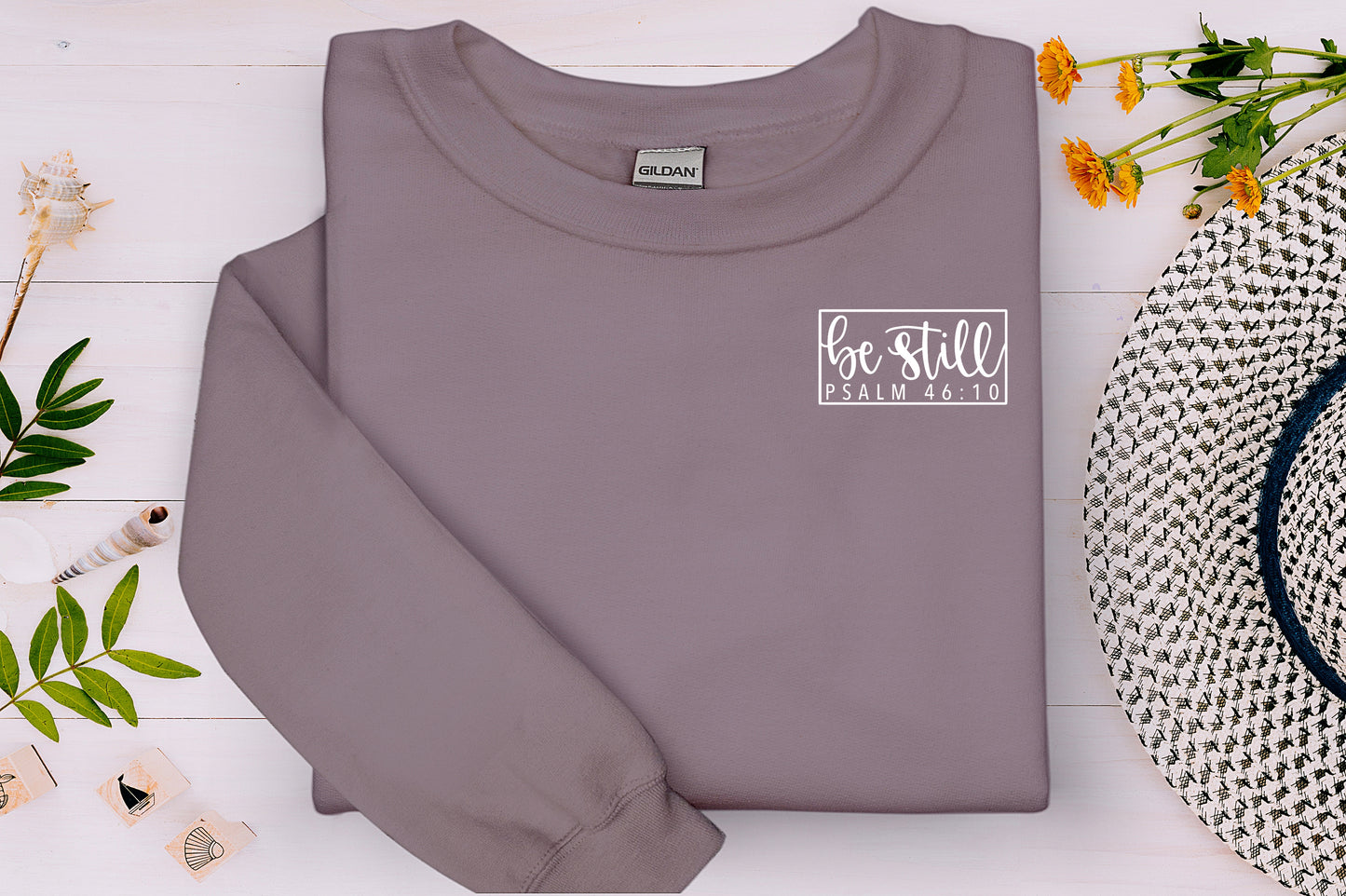 Be Still Christian Sweatshirt – Psalm 46:10
