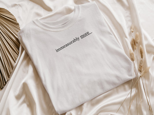 Immeasurably More Christian T-Shirt – Ephesians 3:20