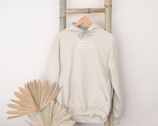 The Way, The Truth, The Life Christian Hoodie – John 14:6