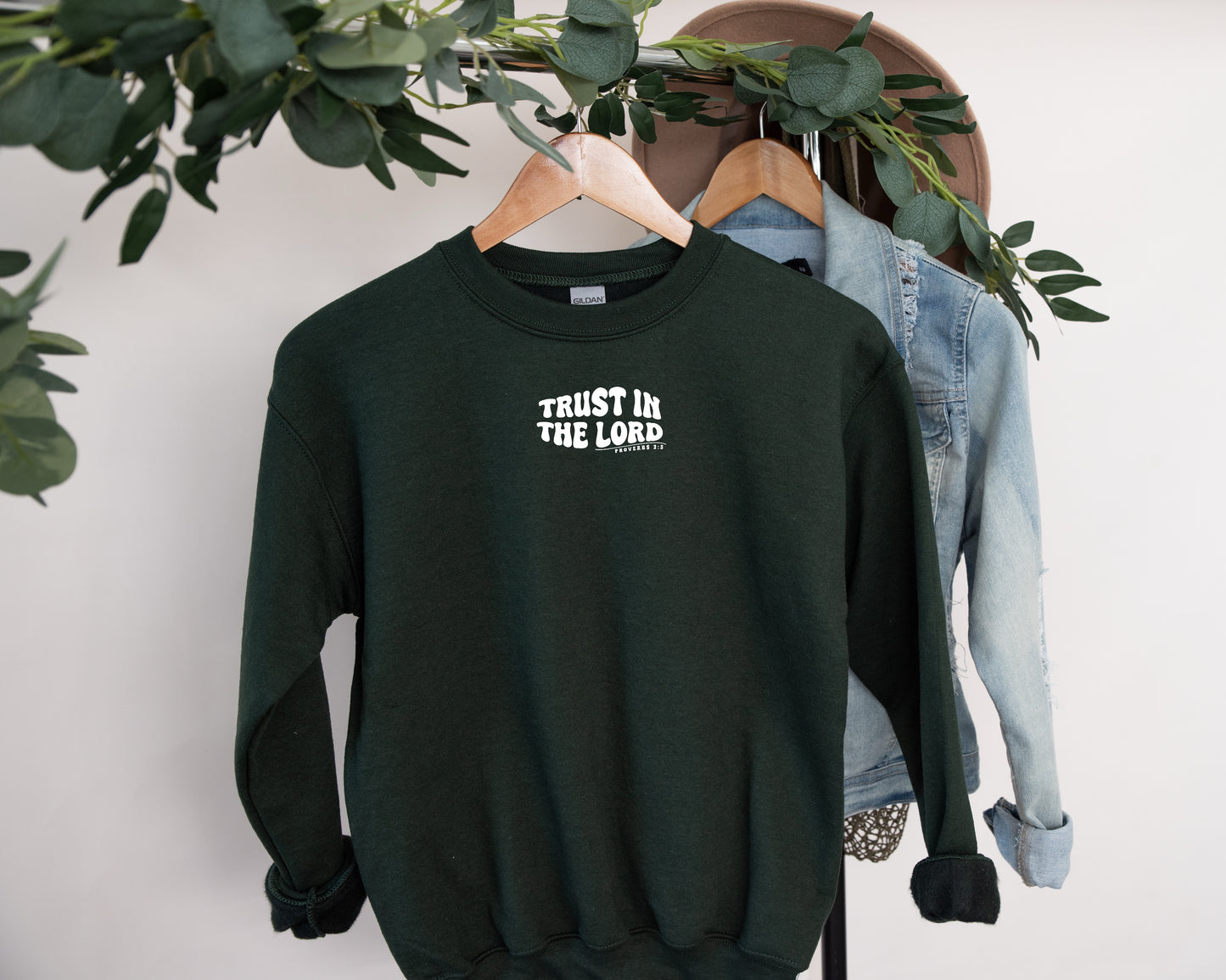 Trust in the Lord Christian Sweatshirt – Proverbs 3:5