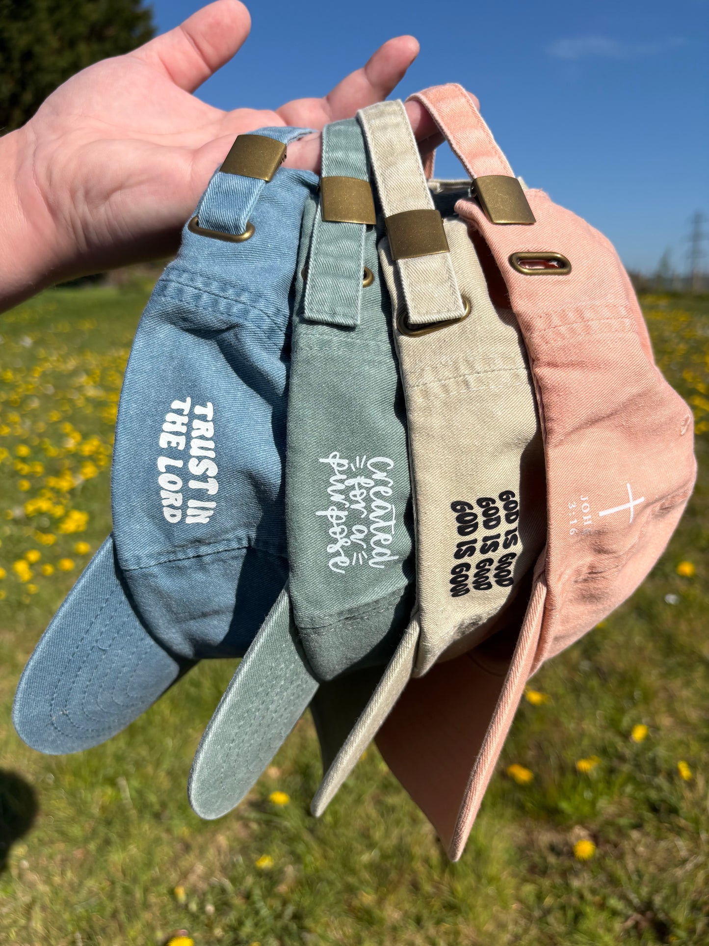 Created for a purpose Christian Everyday Cap