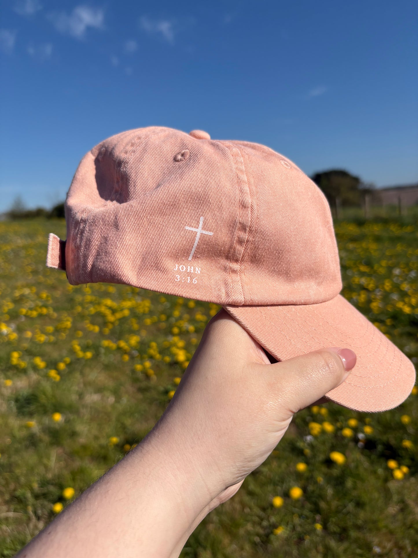 Cross John 3:16 Christian Everyday Cap