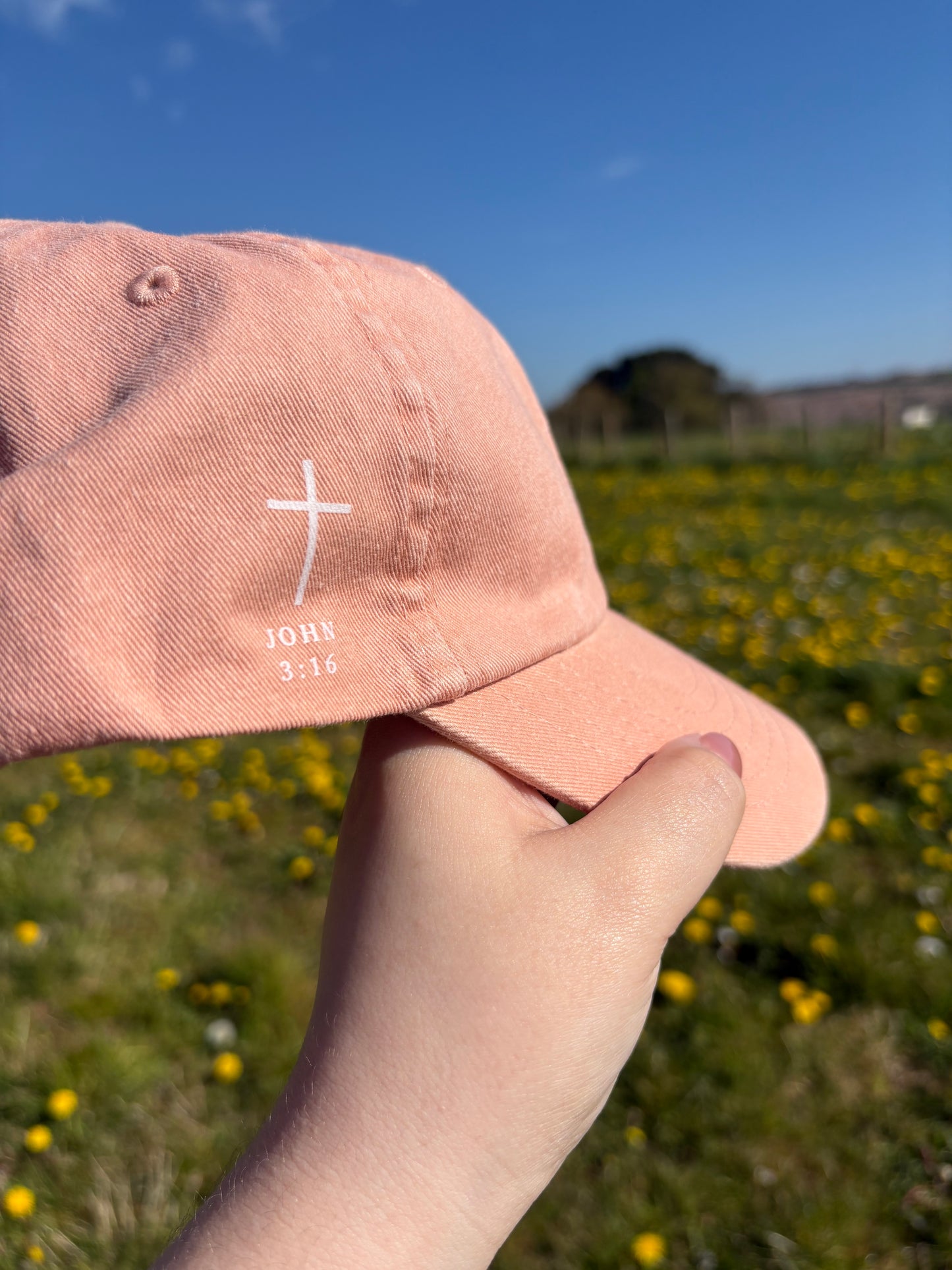 Cross John 3:16 Christian Everyday Cap