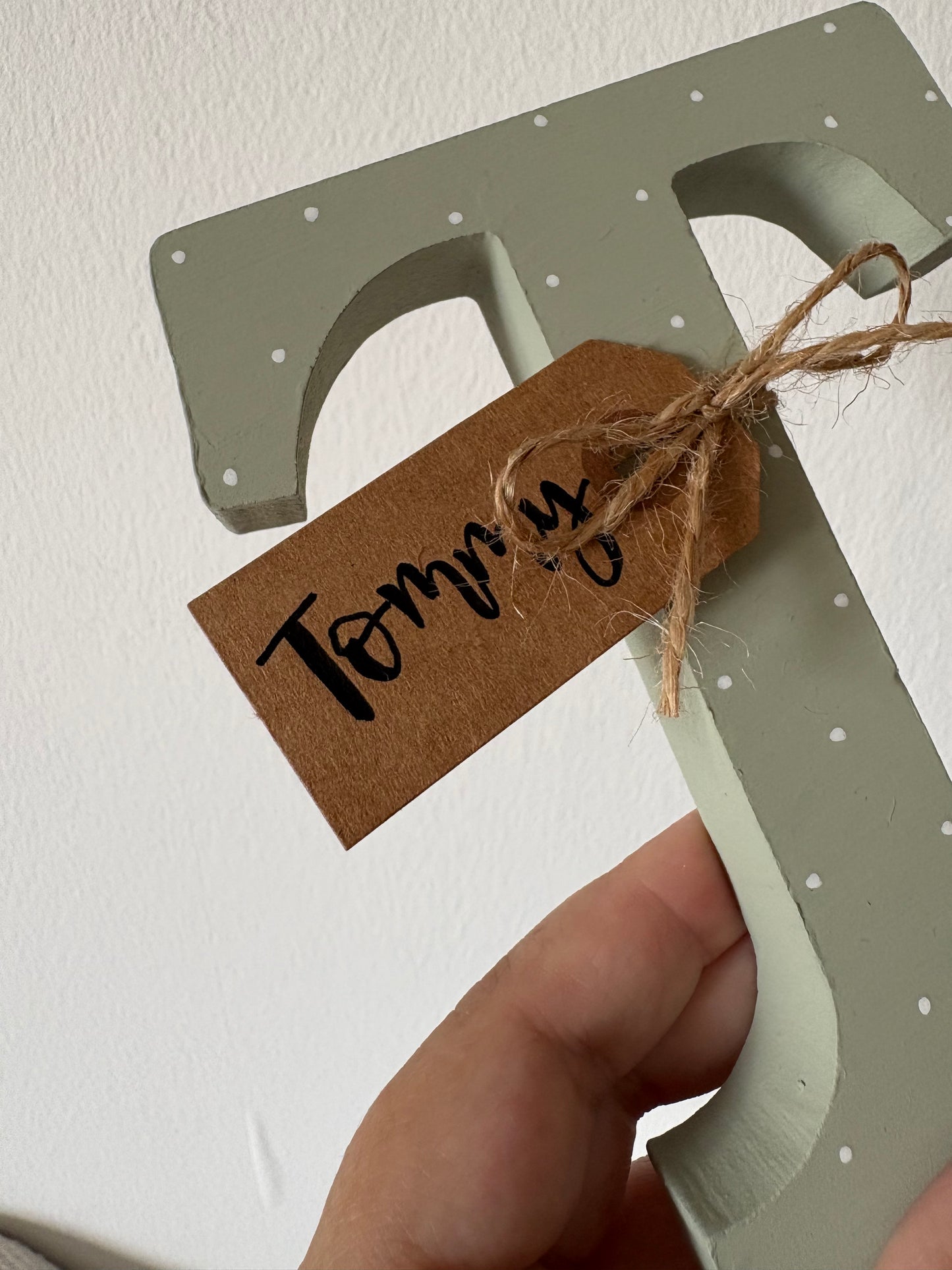 Personalised Freestanding Wooden Letter