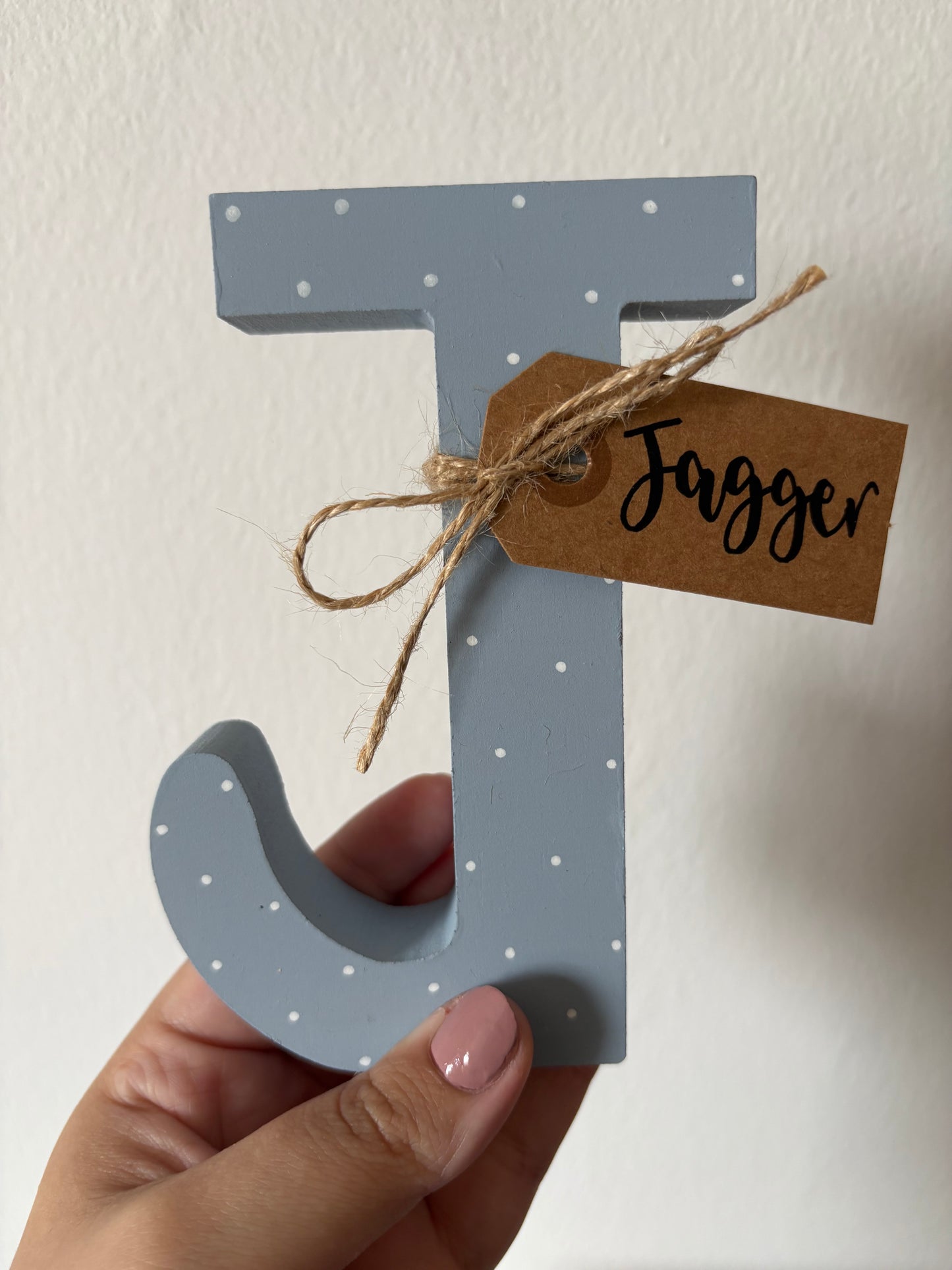 Personalised Freestanding Wooden Letter