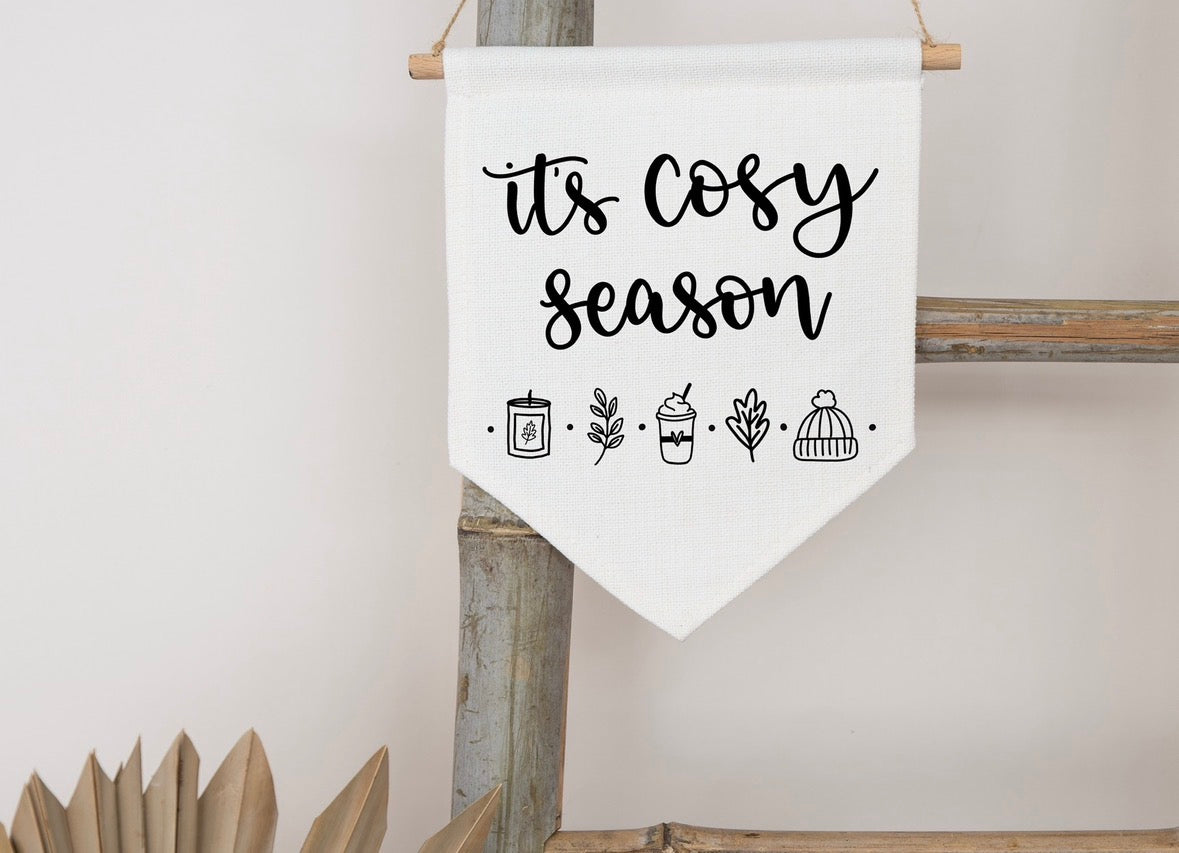 It's Cosy Season Canvas Banner
