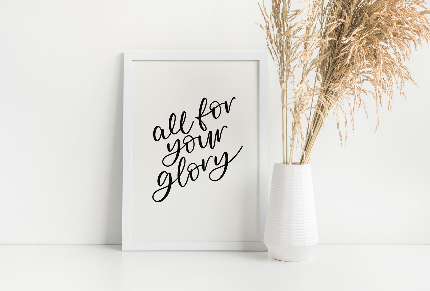 All for your glory Print