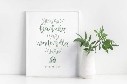 Fearfully and Wonderfully Made Print
